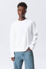 #FFFFFF - Great Boxy Long Sleeve T-shirt
