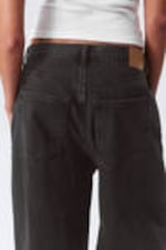 Tuned Black - Black - Astro Loose Baggy Leg Jeans - 14