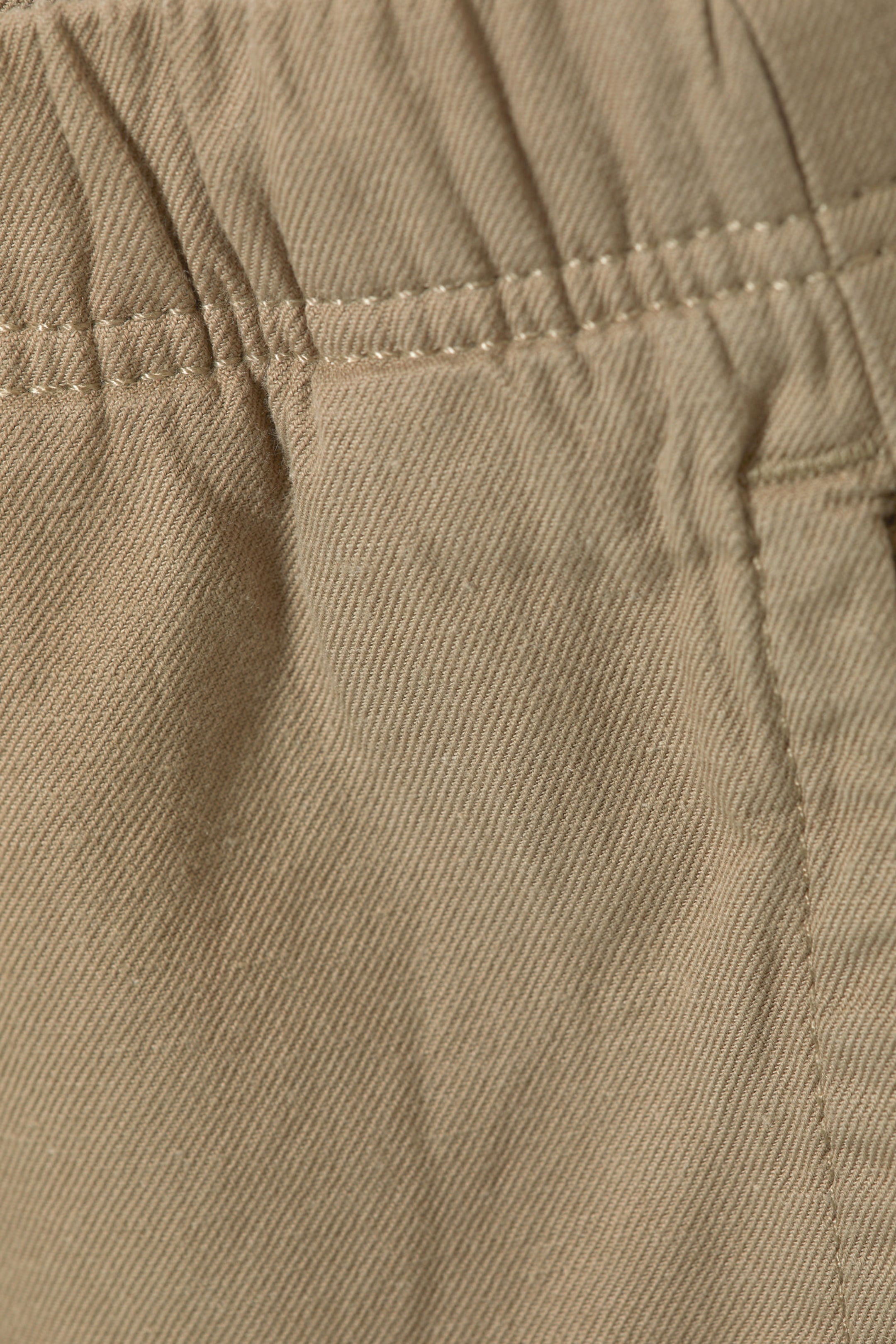 Beige - Seth Wide Linen Mix Joggers - 1