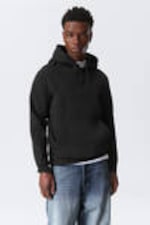 Schwarz - Klassischer, mittelschwerer Hoodie - 0