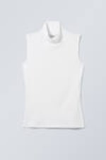 Wit - Lykke tanktop met col - 0