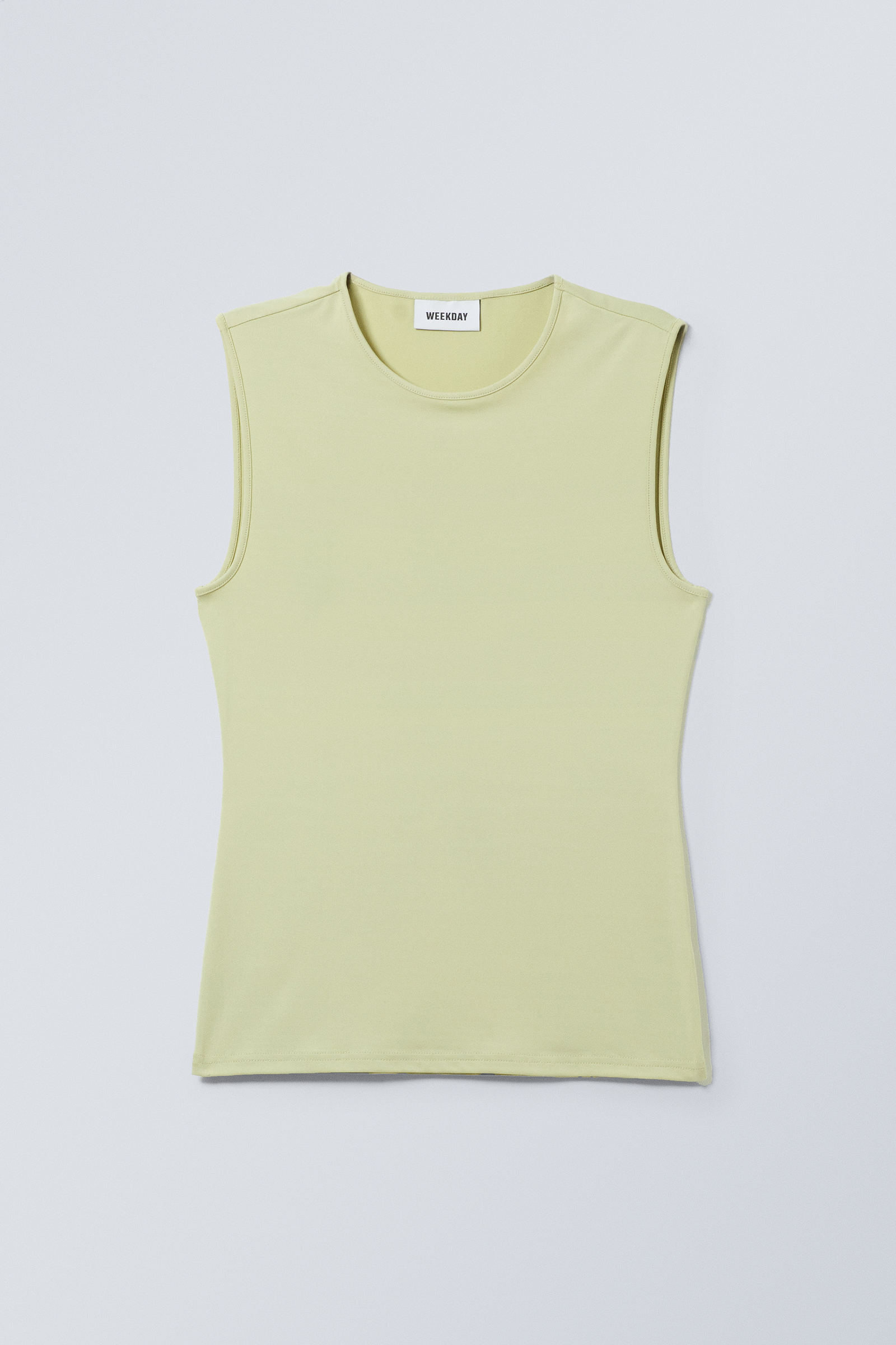 fitted yellow top