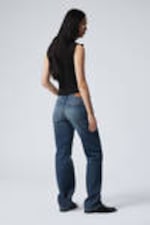 Mine Blue - Mittelblau - Arrow Low Waist Regular Straight Leg Jeans - 3