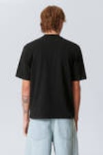 Black - Wired - Relaxed Graphic Printed T-shirt - 2