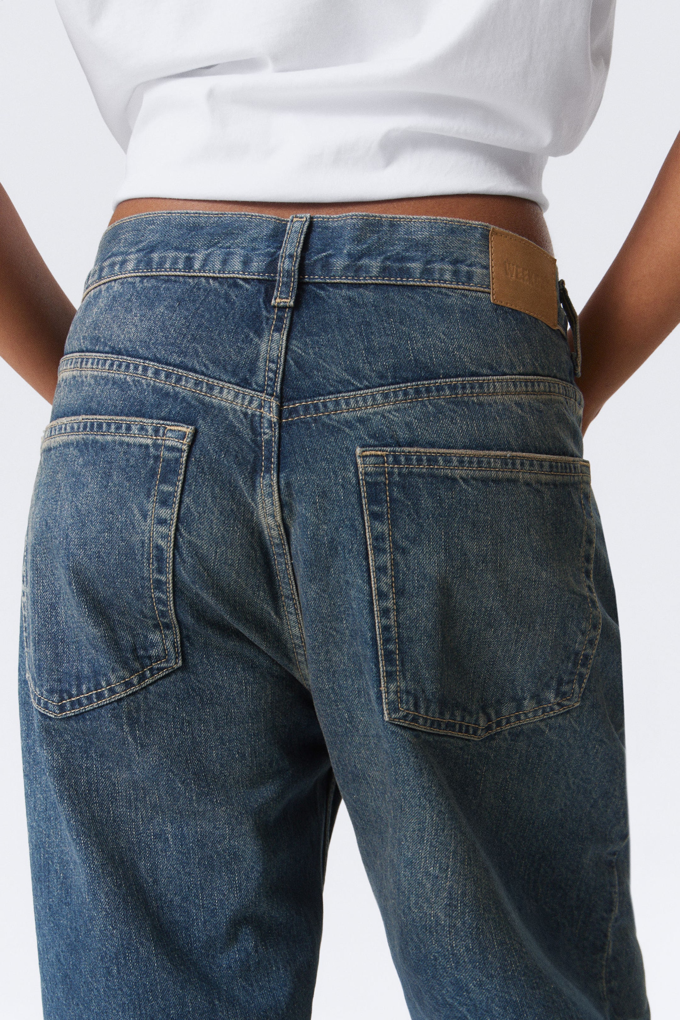 Moss Blue - Galaxy Loose Straight Leg Jeans - 9