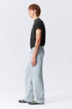 Snow Blue - Hellblau - Astro Loose Baggy Leg Jeans - 9