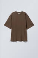 Dark Brown - Oversized T-shirt - 3