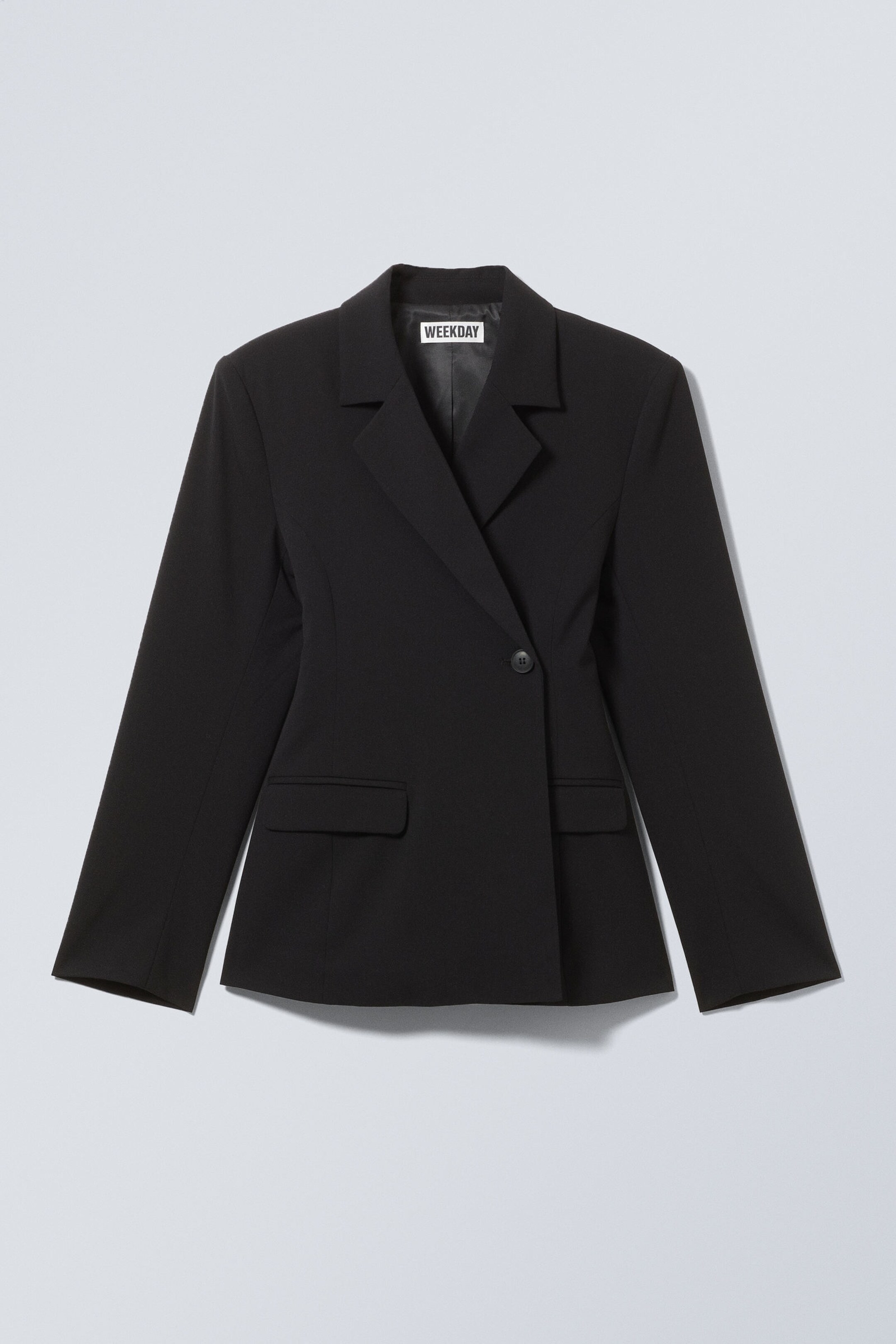 zweireihiger anzugblazer Schwarz Weekday AT
