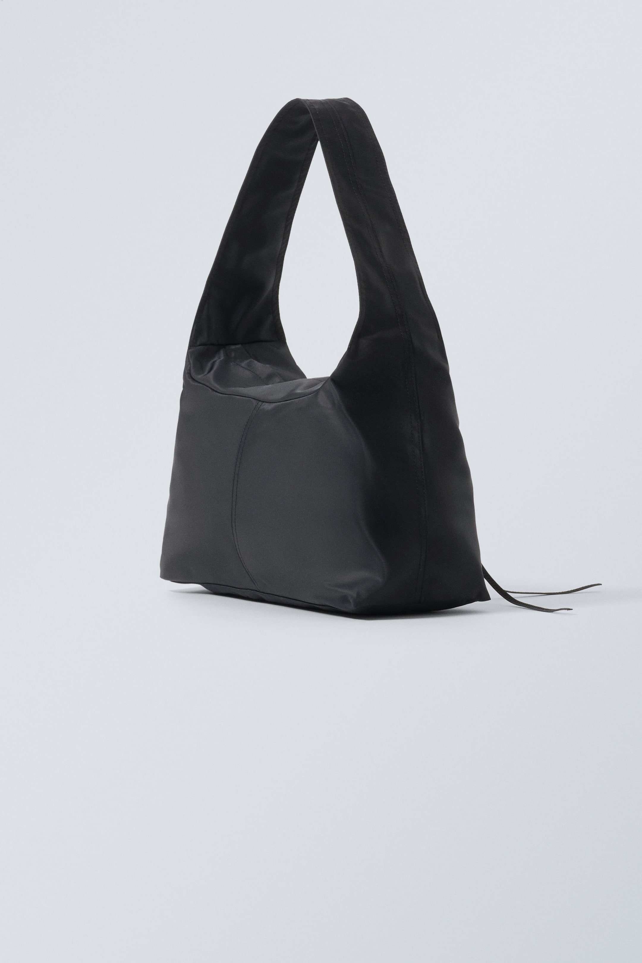 Black - Rectangular Shoulder Bag - 4