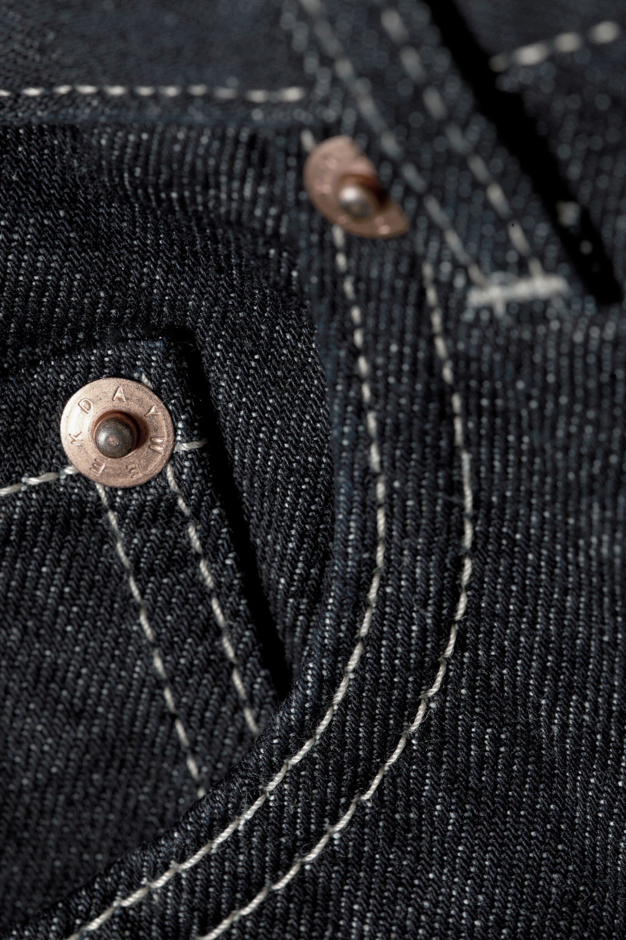 astro loose baggy leg jeans - Blue Rinse - Dark Blue