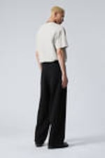 Black - Astro Loose Baggy Track Trousers - 3