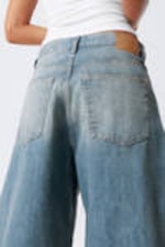 Cyan Dust - Mittelblau - Lockere Baggy-Jeansshorts Astro - 8