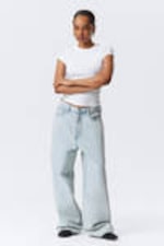 Snow Blue - Hellblau - Astro Loose Baggy Leg Jeans - 5