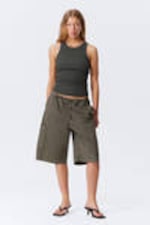 Dark Grey - Studs - Stud Detailed Tank Top - 1