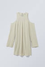 Beige - Lycke Shoulder Dress - 0