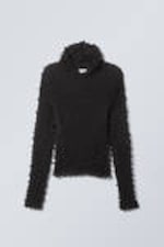 Black - Chara Spiked Hoodie - 0