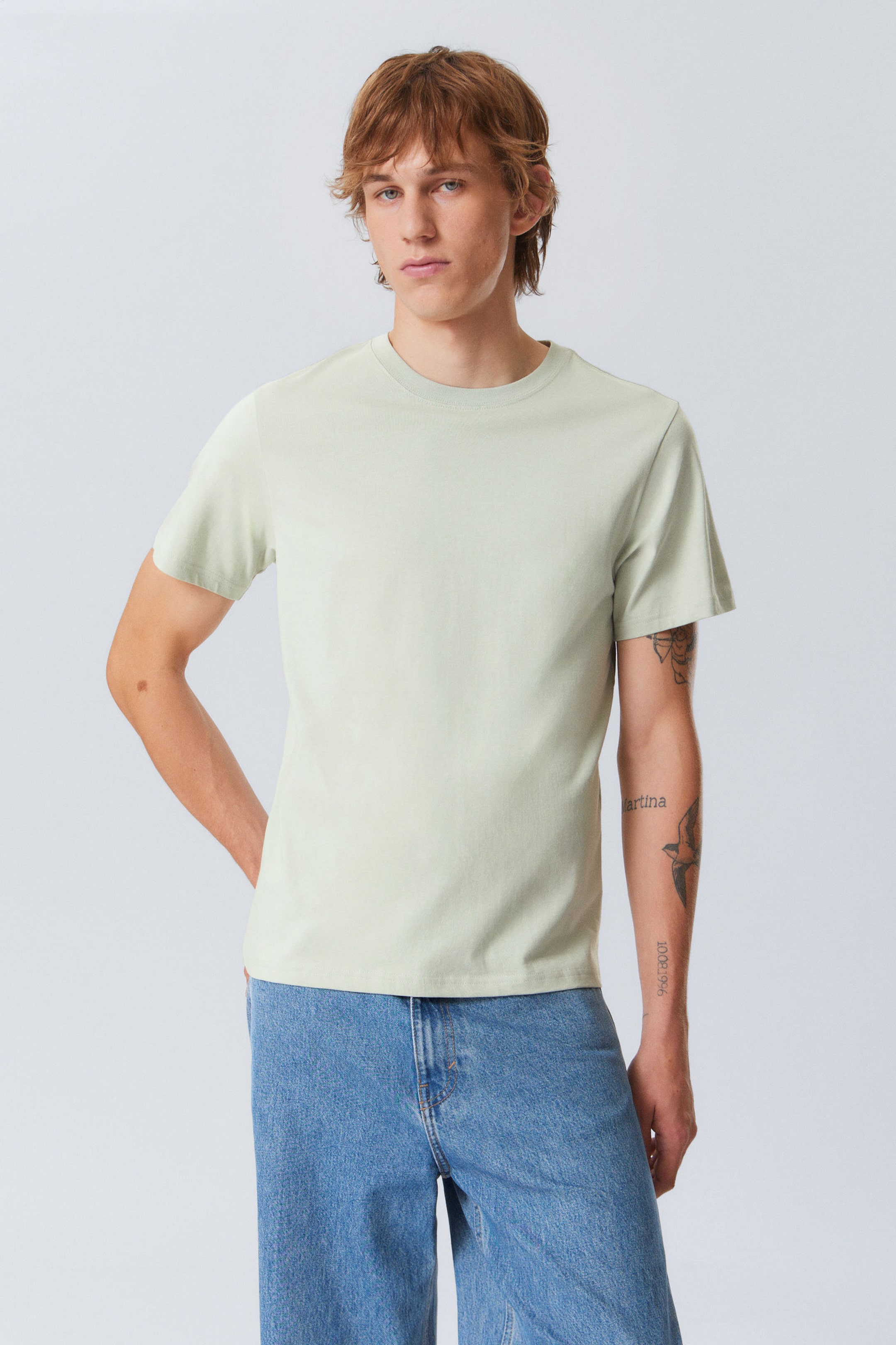 #B1B5AC - Standard Midweight T-shirt - 1