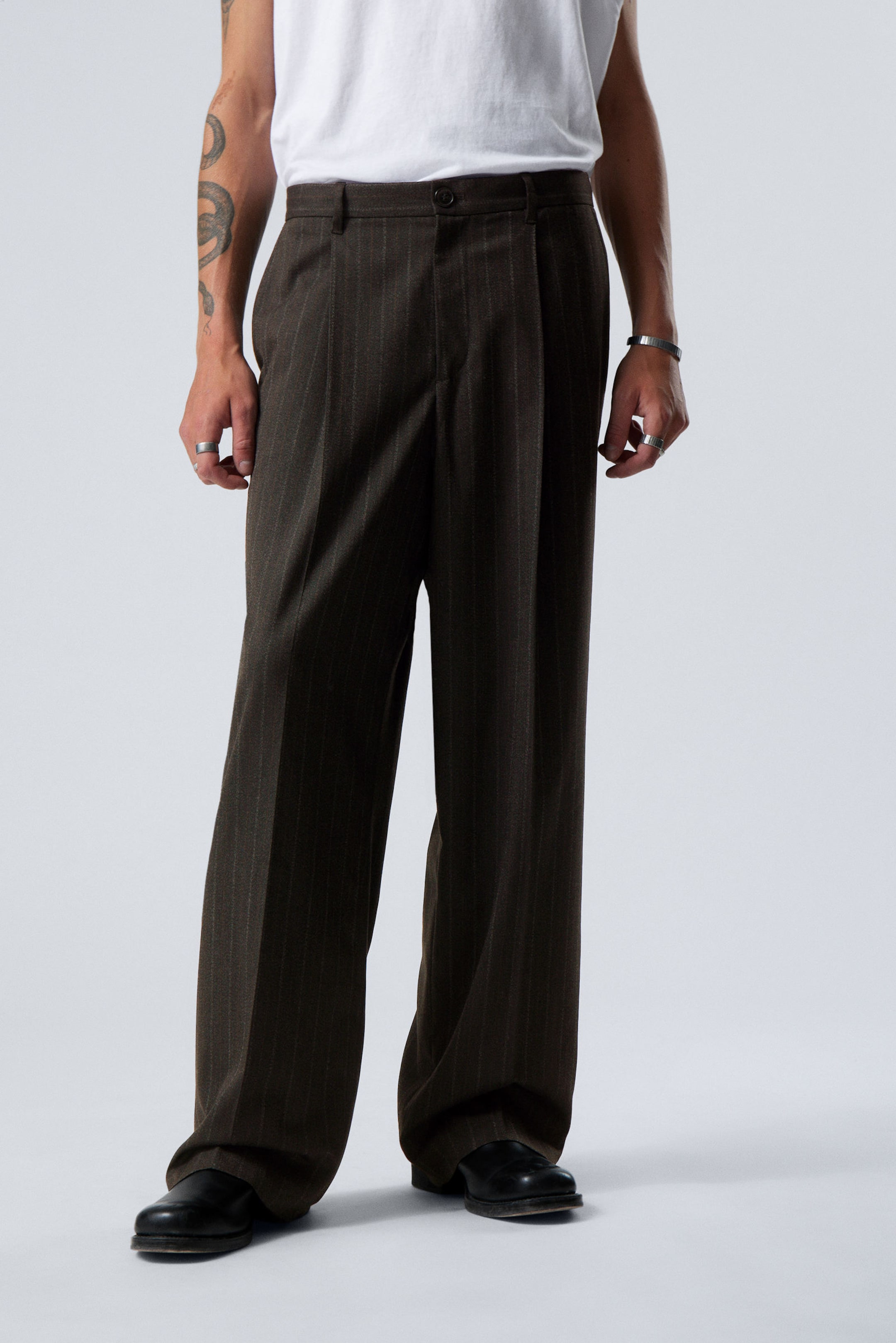 #3A3A3D - Uno Loose Suit Trousers - 2