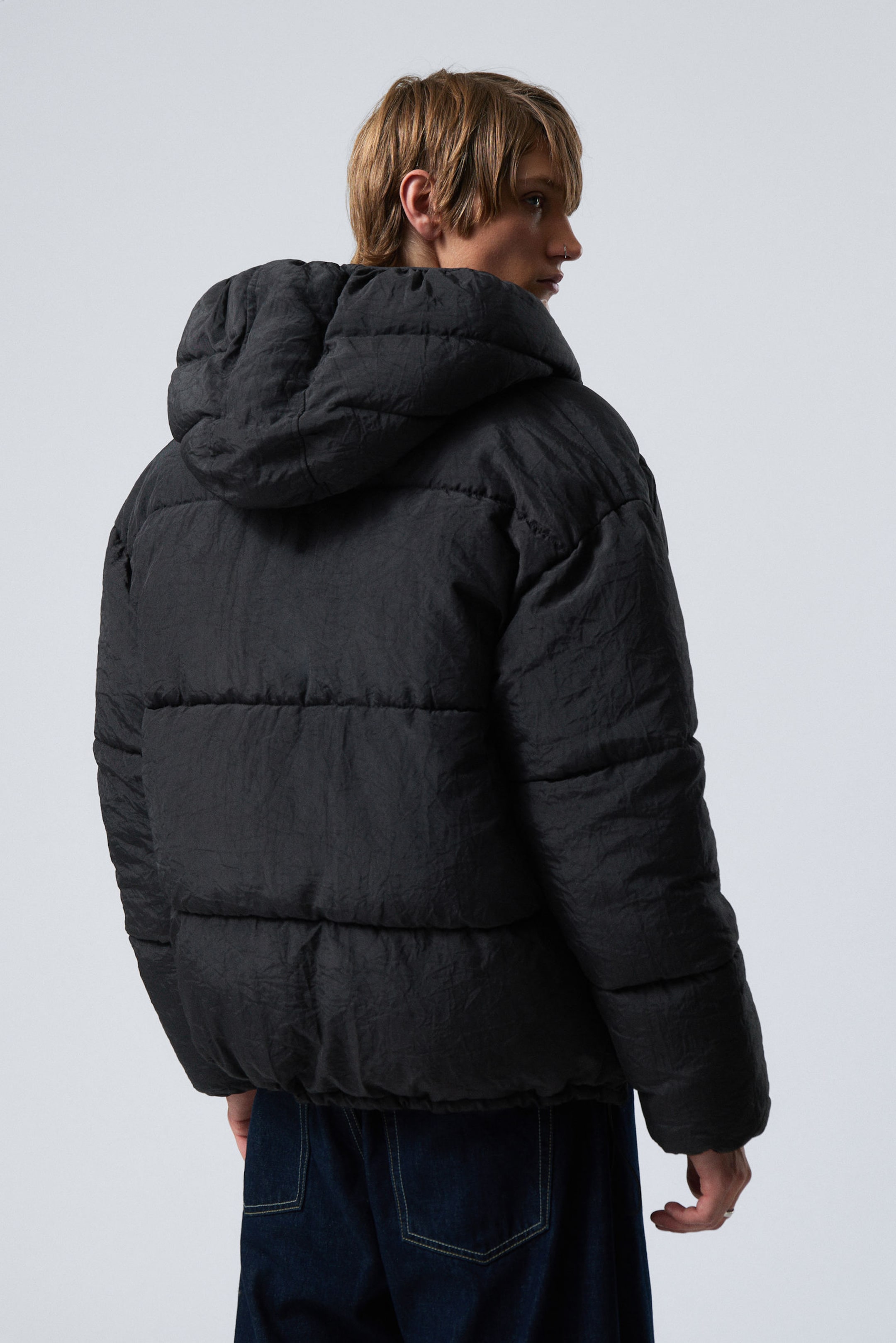 Black - Pat Puffer Jacket - 3