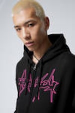 Spike Error Logo - Boxy Graphic Zip Hoodie - 1