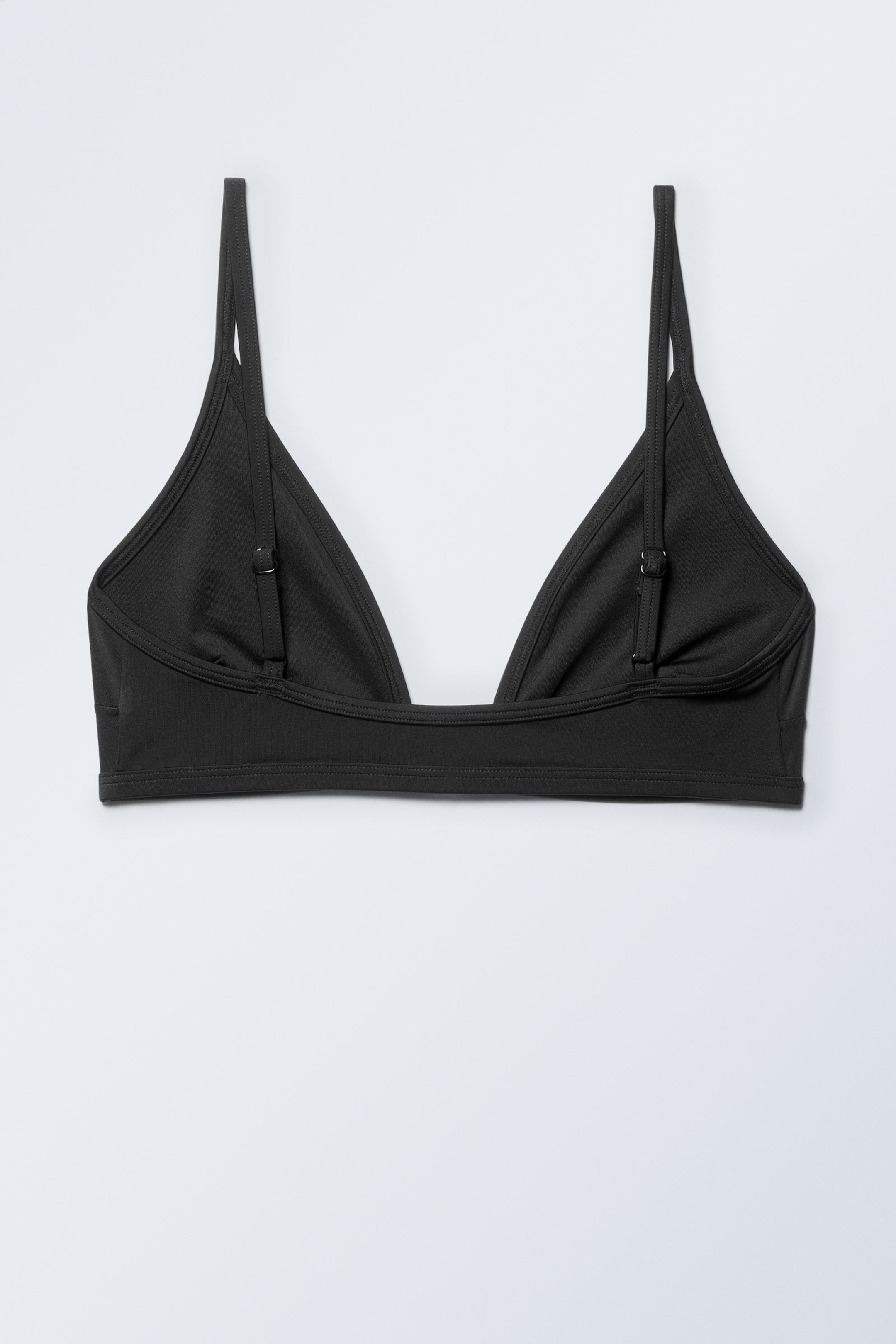 Black - Pierced Pullover Bikini Top - 1