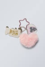 Pink - Elephant - Charm Keychain - 1