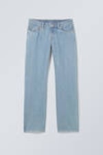 Novel Blue - Hellblau - Arrow Low Waist Regular Straight Leg Jeans - 0