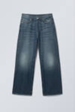 Mine Blue - Medium Blue - Astro Loose Baggy Leg Jeans - 5