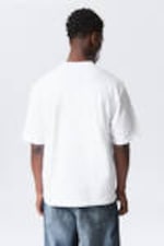 White - Relaxed Fit Short-Sleeved Cotton T-shirt - 2