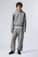 Grey Melange - Simon Scuba Hoodie - 2