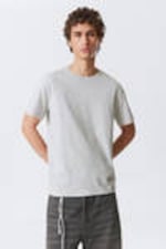 Grau meliert - Mittelschweres Standard-T-Shirt - 0