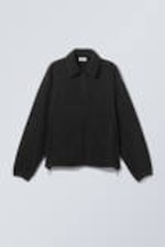 Black - Oliver Zip Fleece Jacket - 0