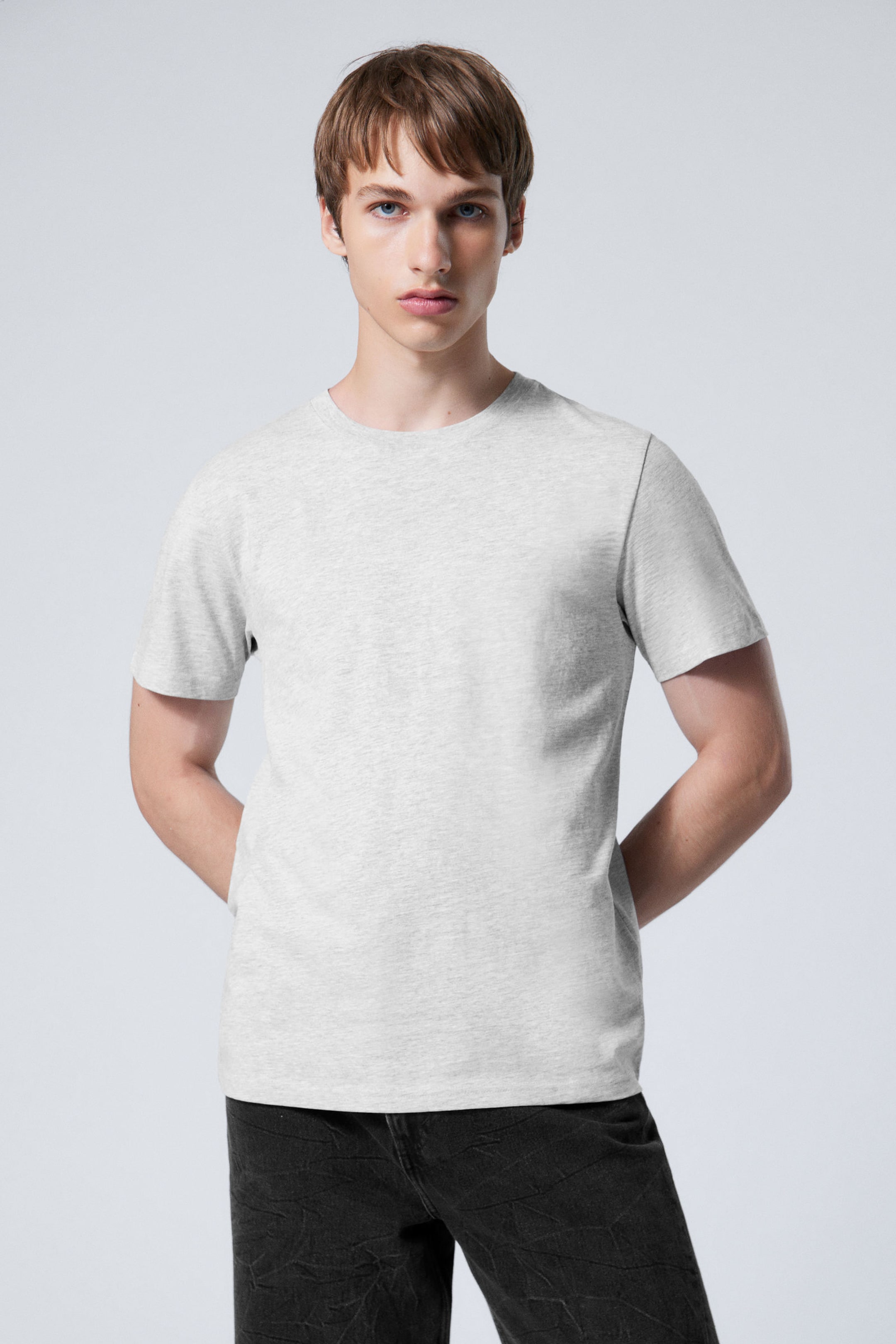 Grey - Standard Midweight T-shirt - 0