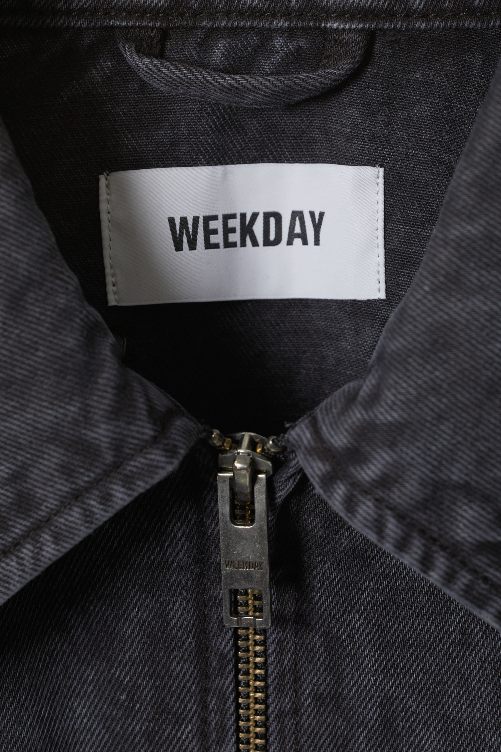 distressed twill jacket - Washed Dark Grey | Weekday WW distressed twill jacket - Washed Dark Grey | Weekday WW