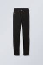 Black Rinse - Schwarz - Spare Mid Waist Skinny Leg Jeans - 5