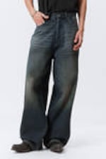 Deep Ocean Blue - Dunkelblau - Astro Loose Baggy Leg Jeans - 3