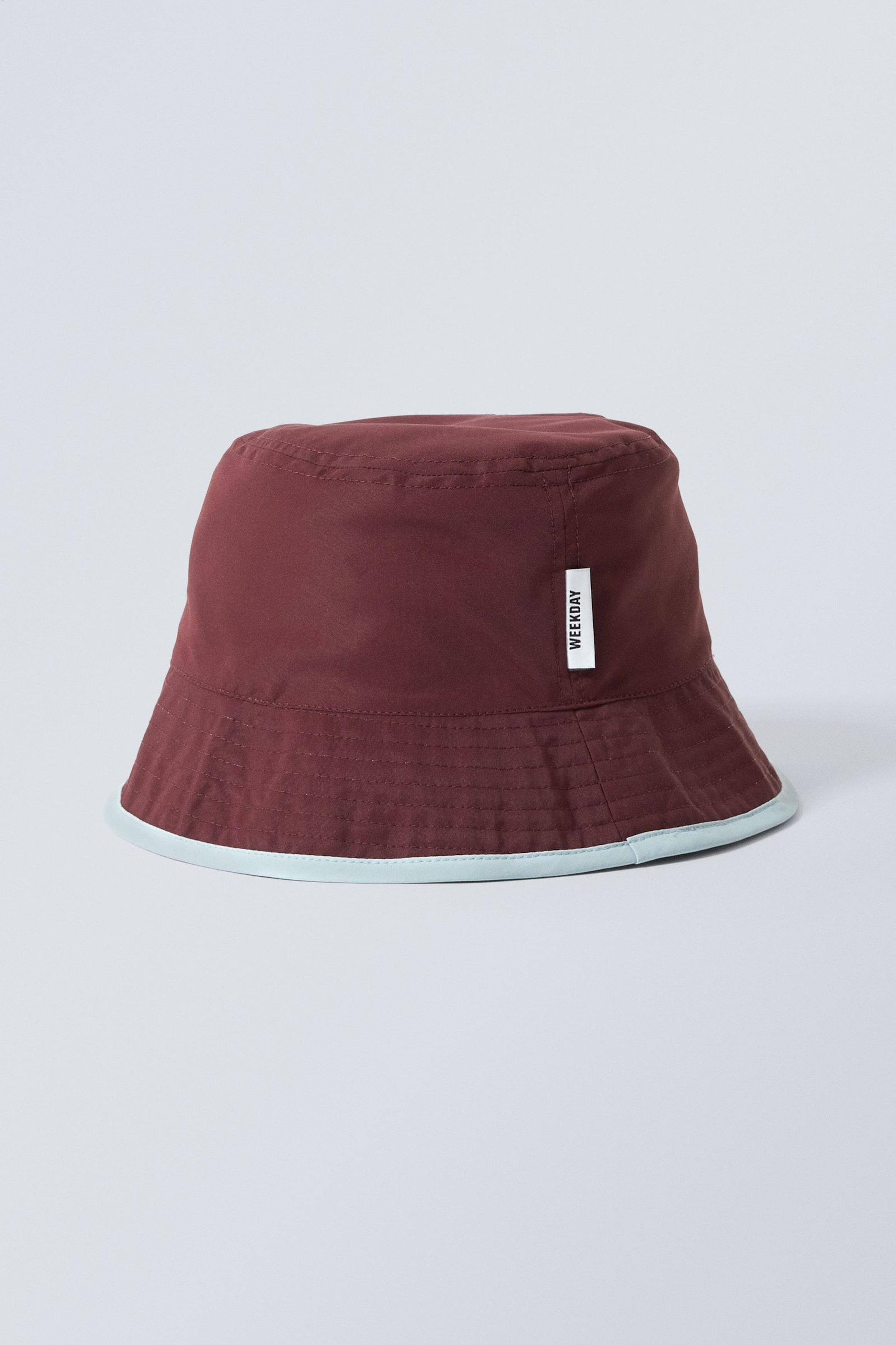 Burgundy & blue - Berg Bucket Hat - 1