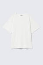 Gebroken wit - Zacht oversized T-shirt met korte mouwen - 3