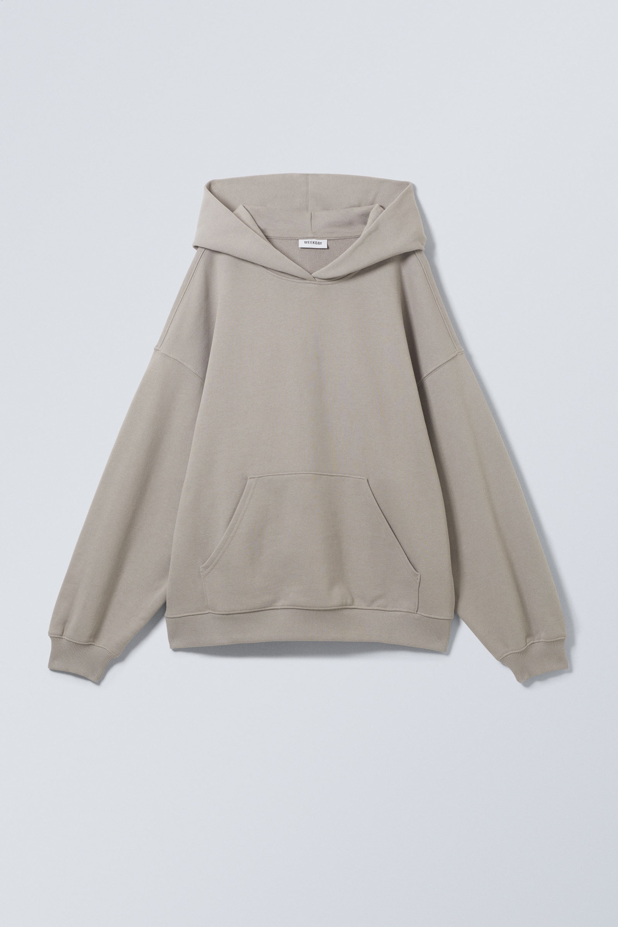 Dunkles Maulwurfsgrau - Oversized Kapuzenpullover - 0