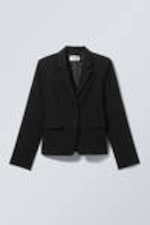 Black - Esma Fitted Blazer - 0