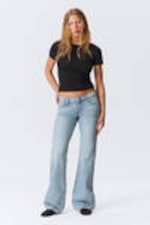 Lip Blue - Hellblau - Nova Low Waist Slim Bootcut Leg Jeans - 0