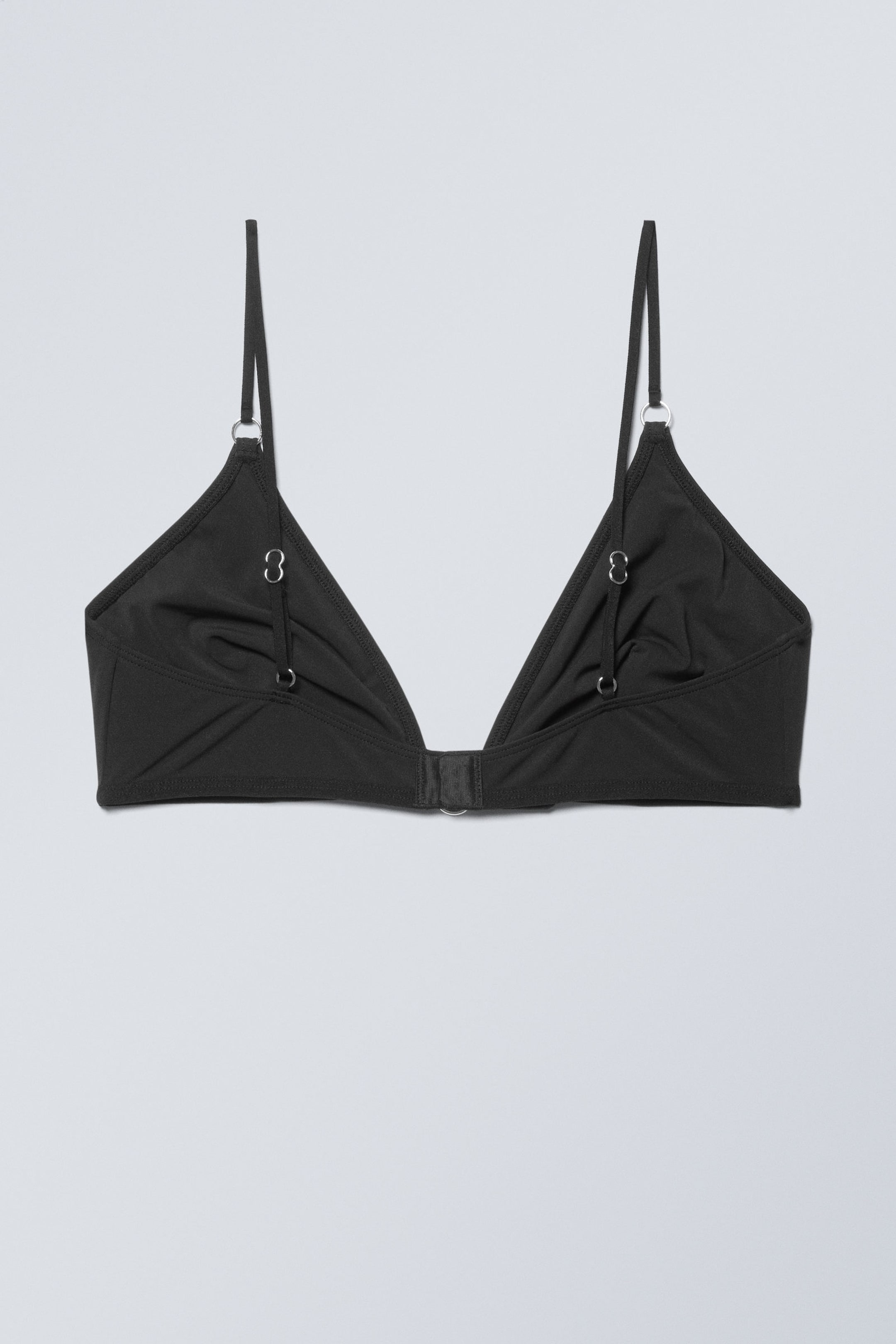 Black - Tori Piercing Triangle Bra - 1