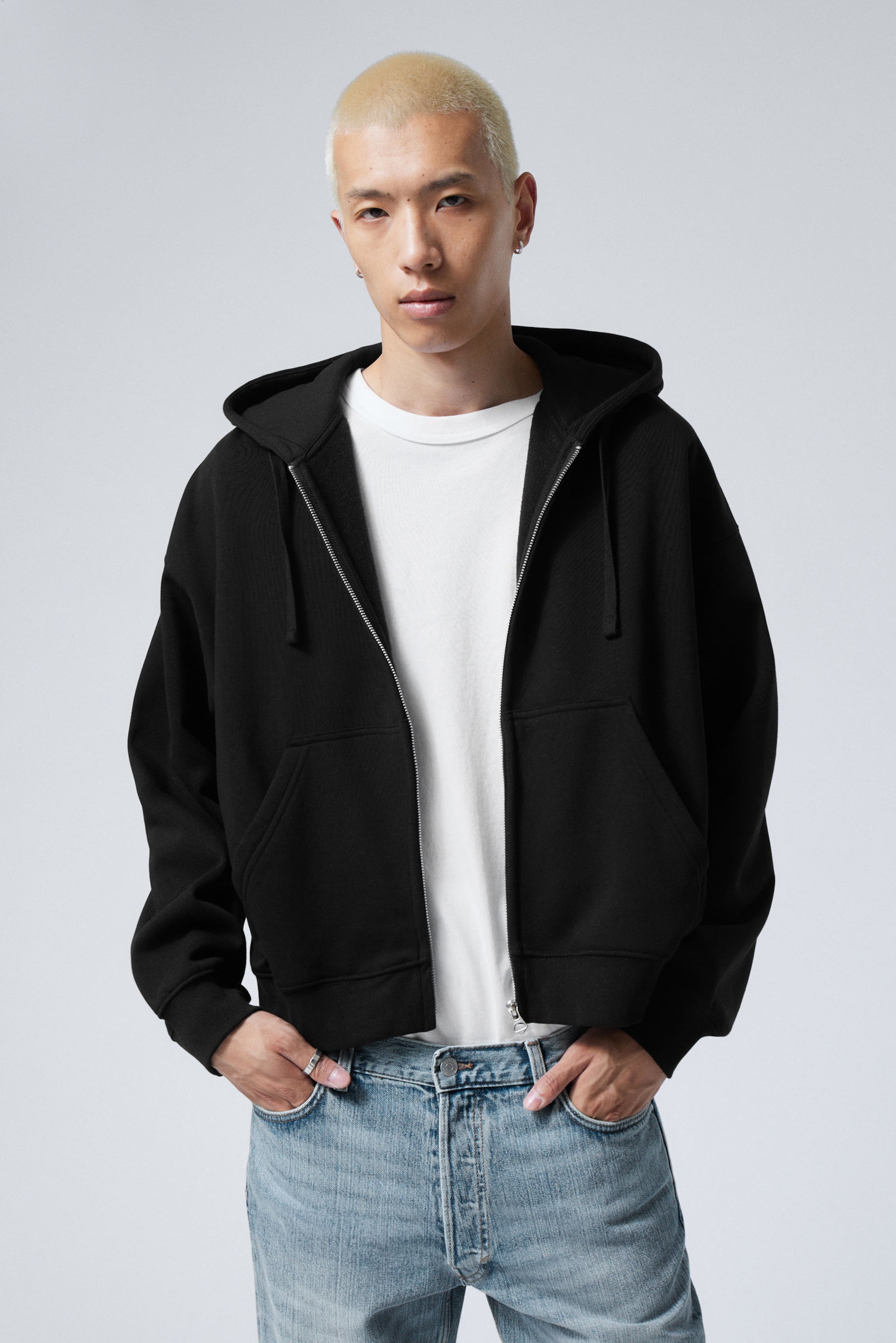 #272628 - Boxy Midweight Zip Hoodie - 1