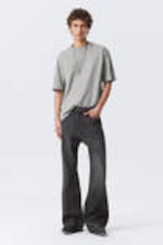 Ash Black - Black - Time Loose Bootcut Leg Jeans - 0