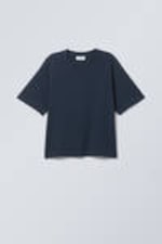 Dark Blue - Perfect Boxy T-shirt - 0