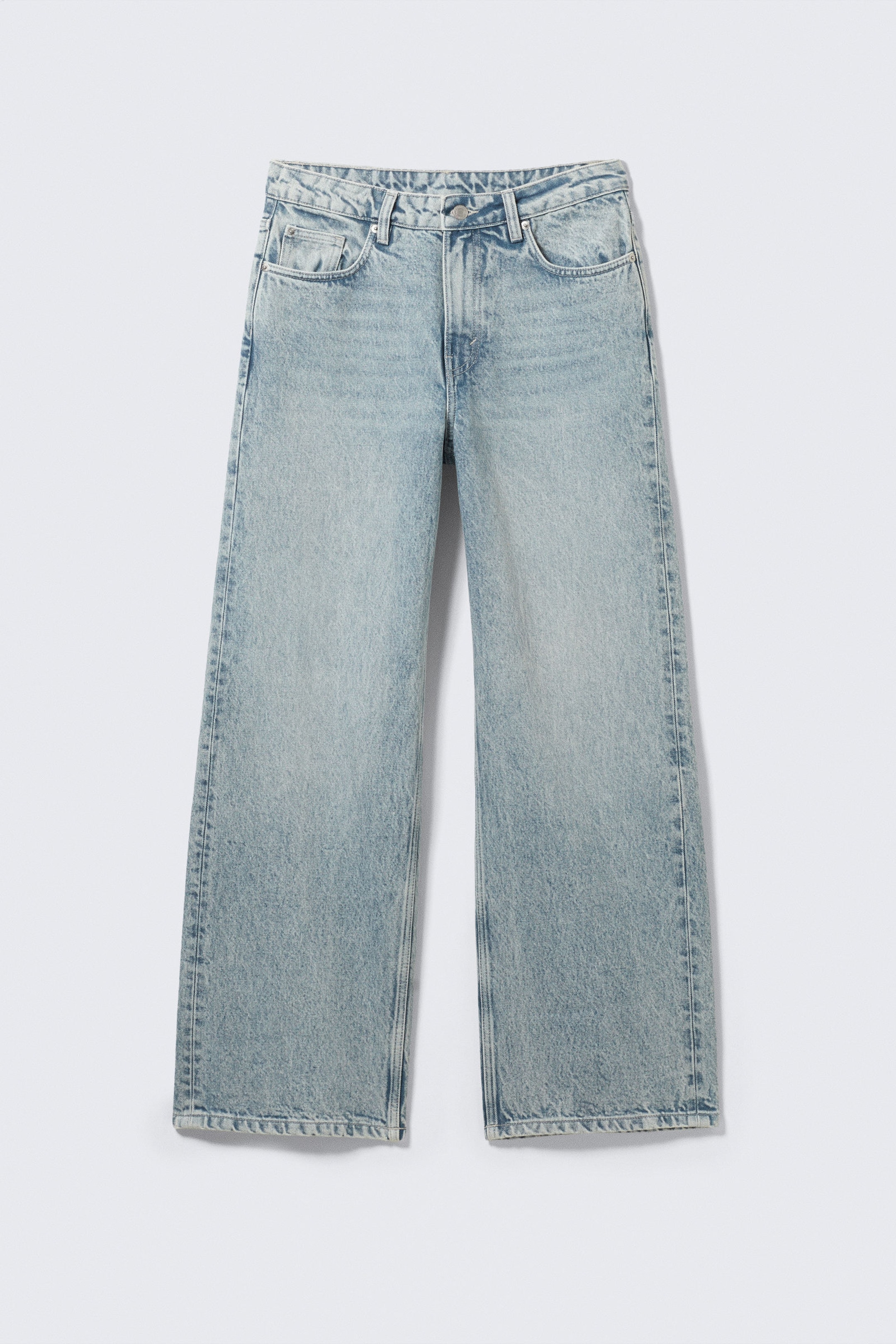 #80AAD8 - Missy Low Rise Loose Straight Leg Jeans - 1