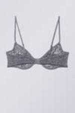 Dark Grey - Molly Underwire Bra - 1