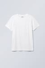 White - Relaxed Midweight T-shirt - 0