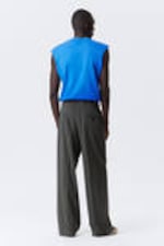 Grau gestreift - Oversized-Anzugshose Uno - 3