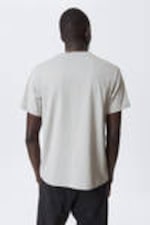 Light Grey - Short Boxy Heavyweight T-shirt - 2